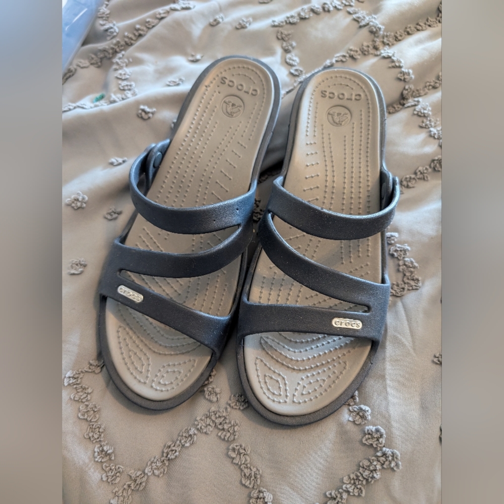 Crocs Women's Navy Blue Sandals